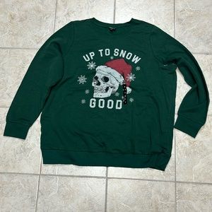 - Torrid ☠️ skull Santa. UP TO SNOW GOOD ❄️ Brand new!